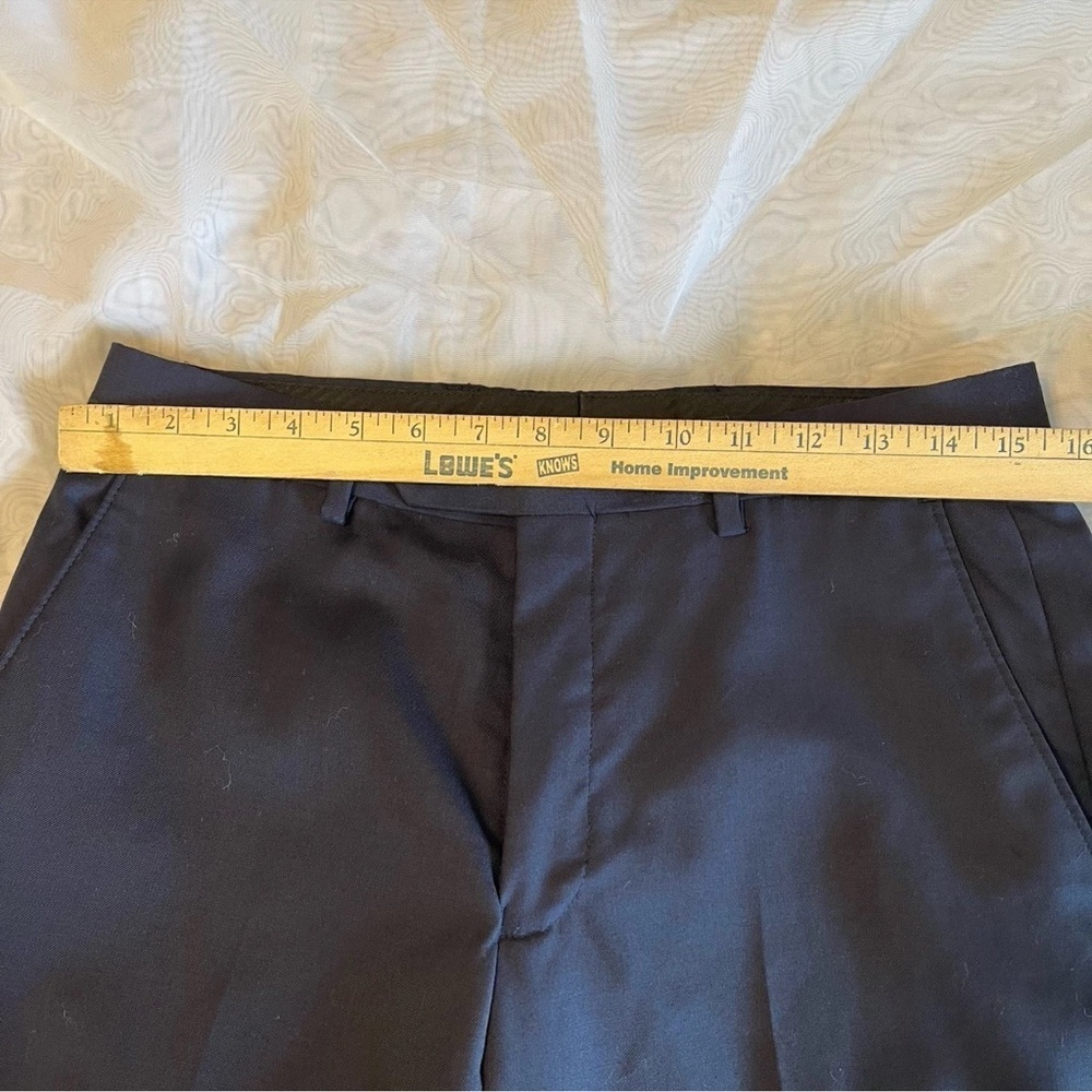 Lauren Ralph Lauren Dress Pants Womens 32x30 Wool Blend Black Label - Picture 6 of 7